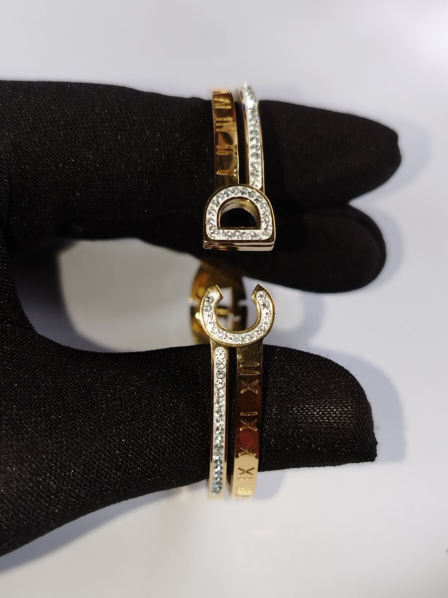 Dior Inspired Roman Numeral Bracelet