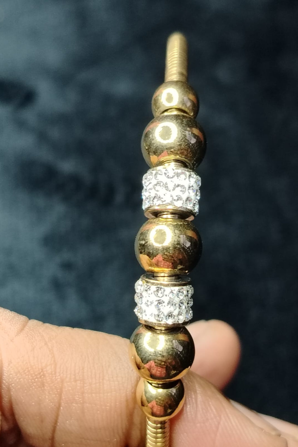 Model Holden Golden Beaded AD Bracelet