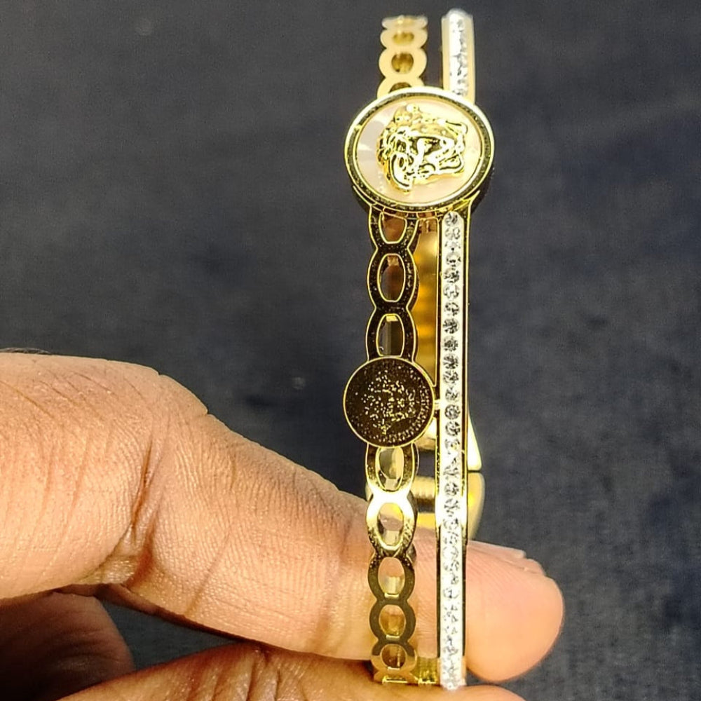 Brand Inspired Loop Pattern Bracelet