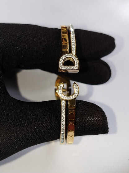 Dior Inspired Roman Numeral Bracelet