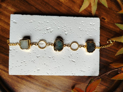 Natural Stone Chain Bracelet